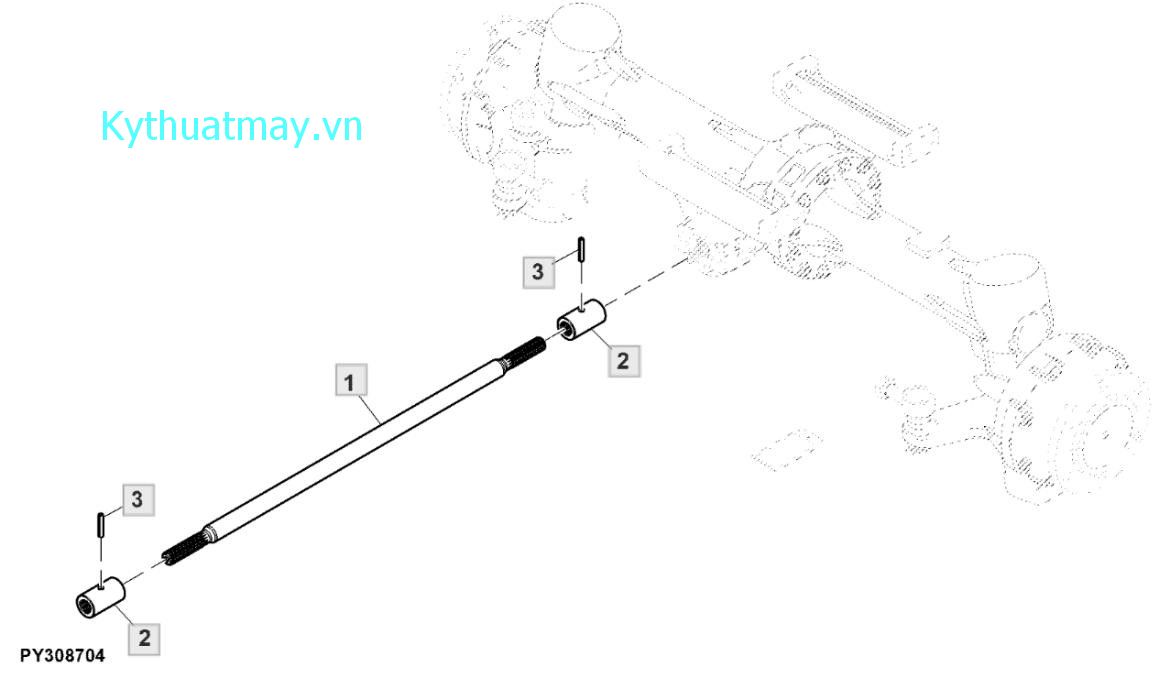 Trục truyền động, công suất lớn - ST824724